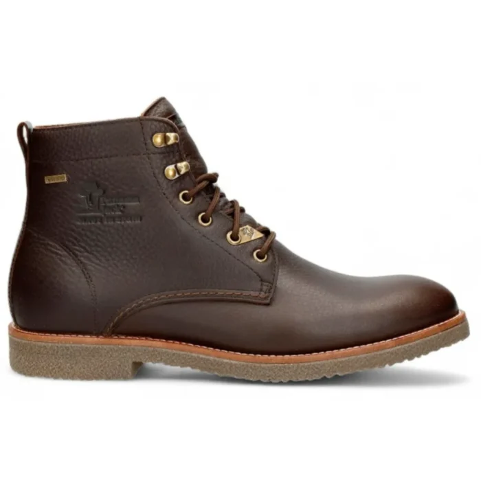 Glasgow GTX C2 - Men's Brown Leather Lace Up Ankle Boots - Image 1