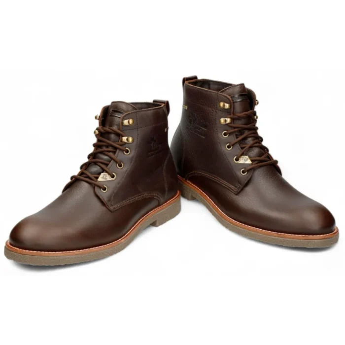 Glasgow GTX C2 - Men's Brown Leather Lace Up Ankle Boots - Image 5