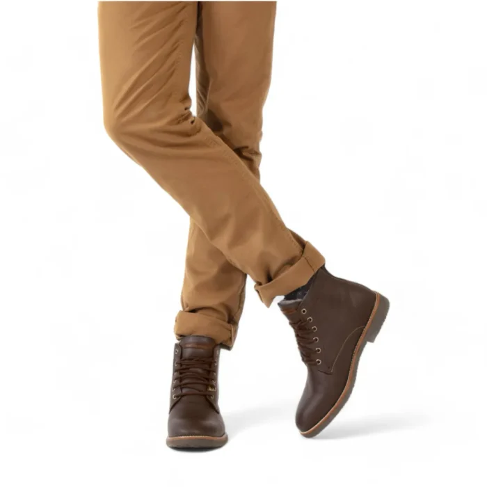 Glasgow Igloo C1 - Men's Brown Leather Ankle Boots - Image 2