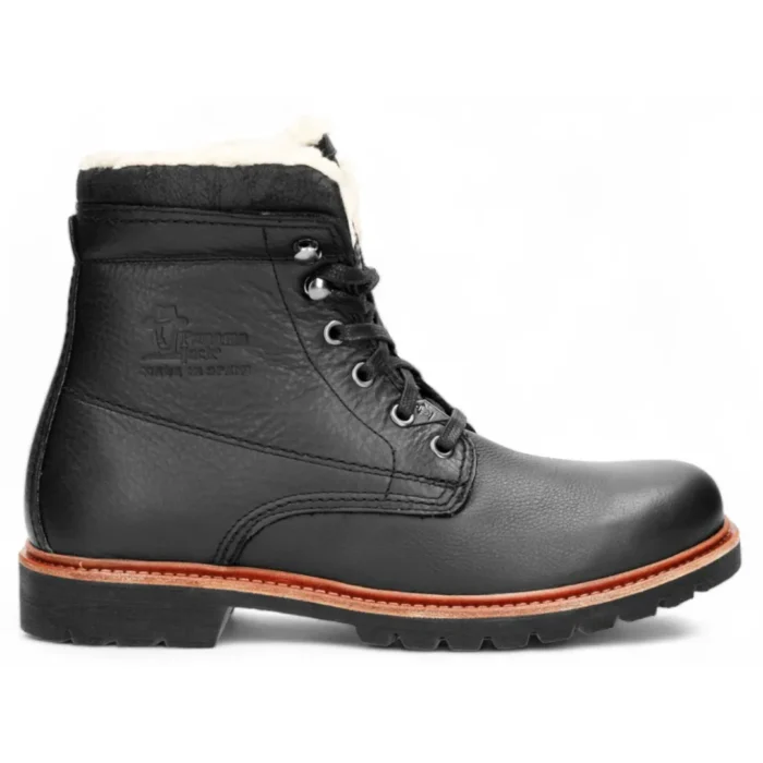 P03 Aviator - Men's Black Leather Ankle Boots - Image 1