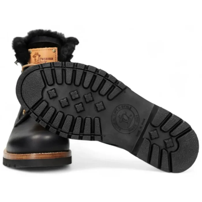 P03 Aviator - Men's Black Leather Ankle Boots - Image 6