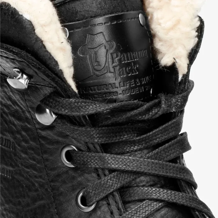 P03 Aviator - Men's Black Leather Ankle Boots - Image 8