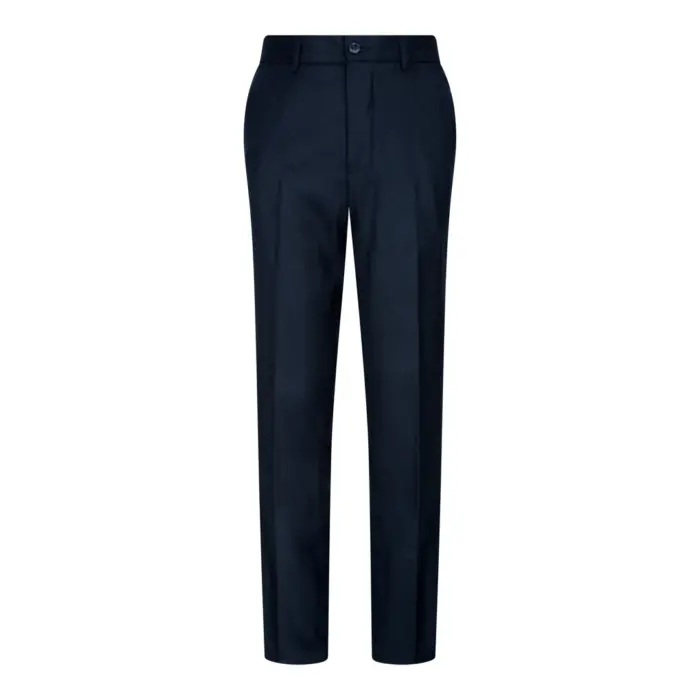Boys Navy Blue 5 Piece Suit Blazer Waistcoat Shirt Tie Trousers Wedding Party - Image 3