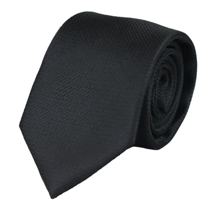 Satin Silk Textured Tie Gift Set Pocket Square Cuff Links Tie Matt Satin - Image 1