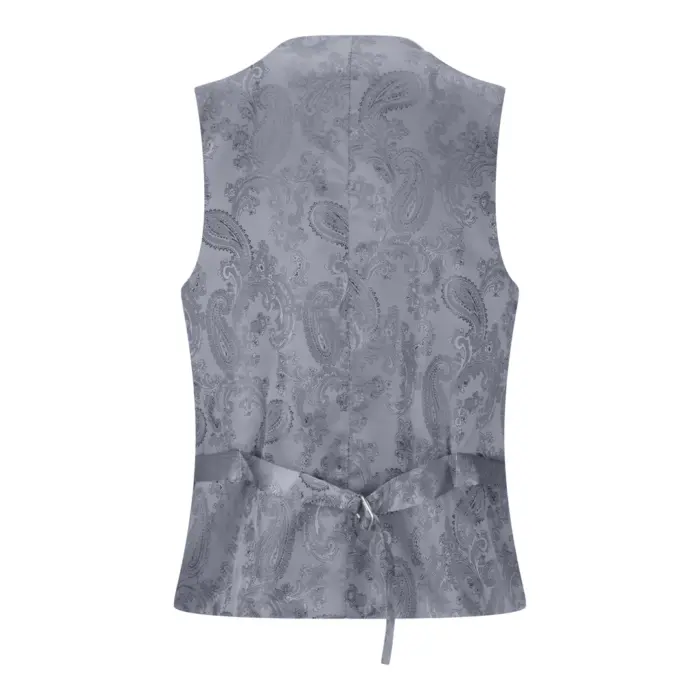 Boys 3 Piece Charcoal Dark Grey Suit Classic Wedding Party Vintage - Image 6