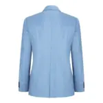 Boys 3 Piece Suit Sky Blue Light Wedding Party Christening Smart Formal - Image 6