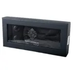 Men's Bow Tie Gift Set Pocket Square Cuff Links for Formal Wedding Dress - Image 3