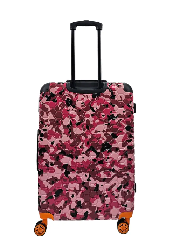 Camo Print Hard Case Shell Suitcase Carry On Cabin Check In Combination Lock - Image 47