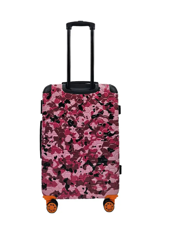 Camo Print Hard Case Shell Suitcase Carry On Cabin Check In Combination Lock - Image 31