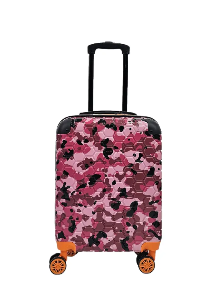 Camo Print Hard Case Shell Suitcase Carry On Cabin Check In Combination Lock - Image 12