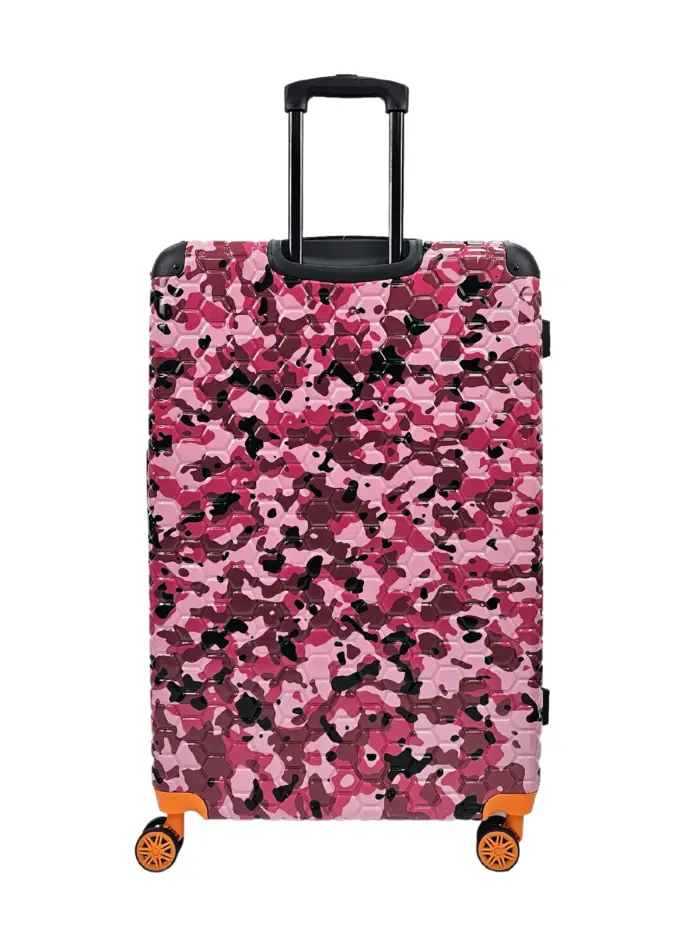 Camo Print Hard Case Shell Suitcase Carry On Cabin Check In Combination Lock - Image 63