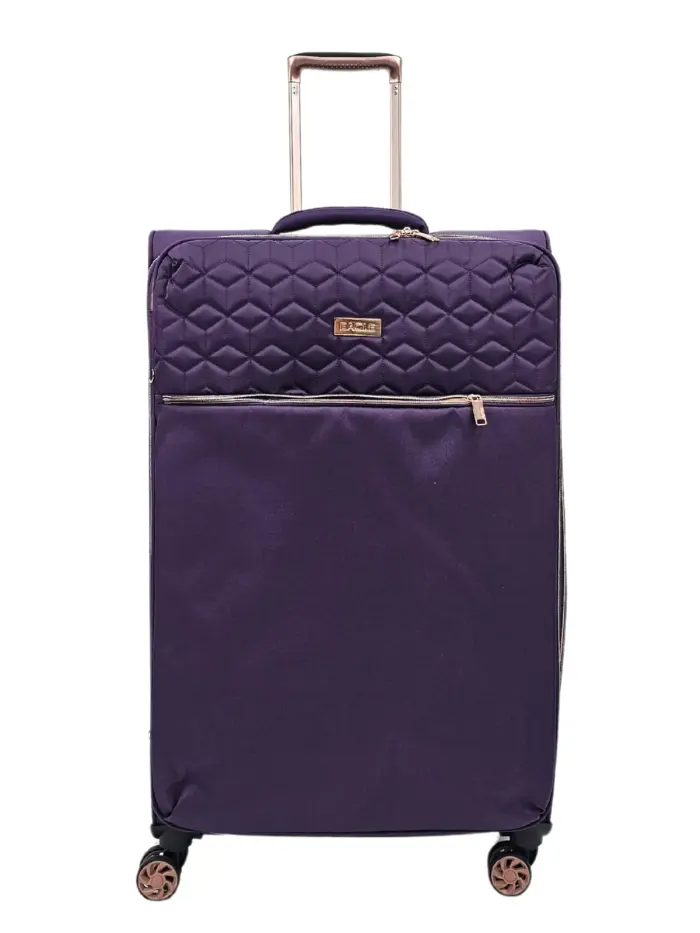 Suitcase Travel Bag Carry On Hand Cabin Check in Soft Case Luggage Trolley Set - Image 45
