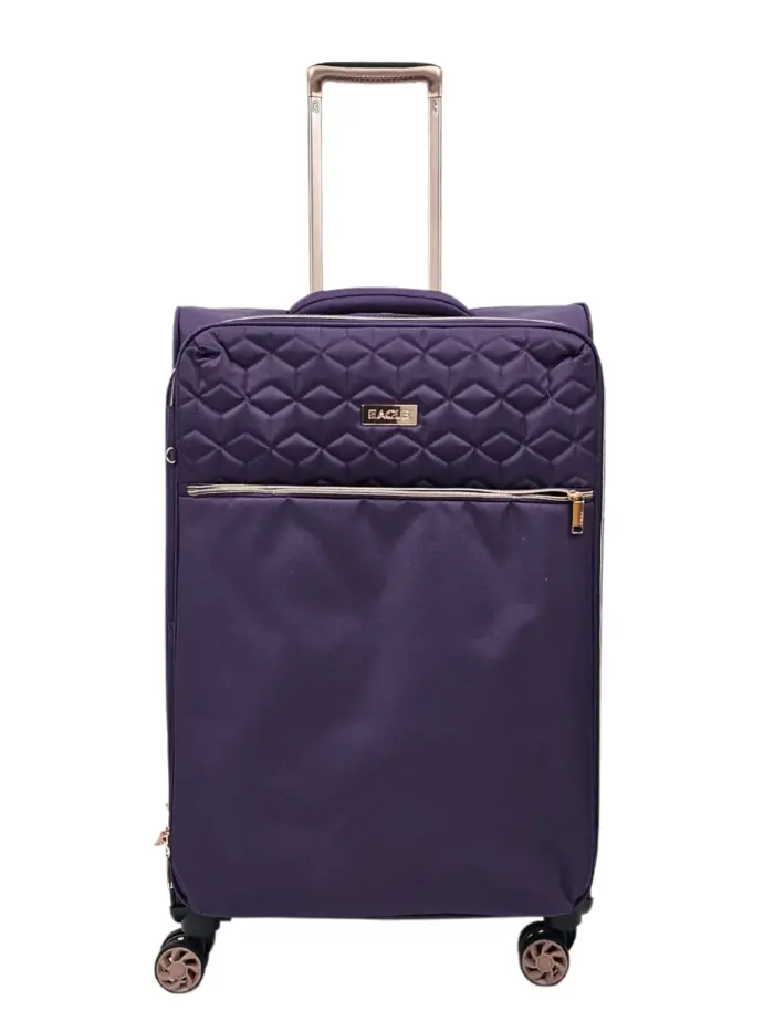 Suitcase Travel Bag Carry On Hand Cabin Check in Soft Case Luggage Trolley Set - Image 28