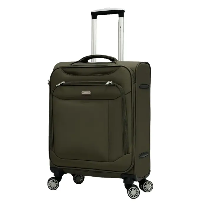 Soft Suitcase Dual 4-Wheel Spinners Expandable Luggage - Image 1