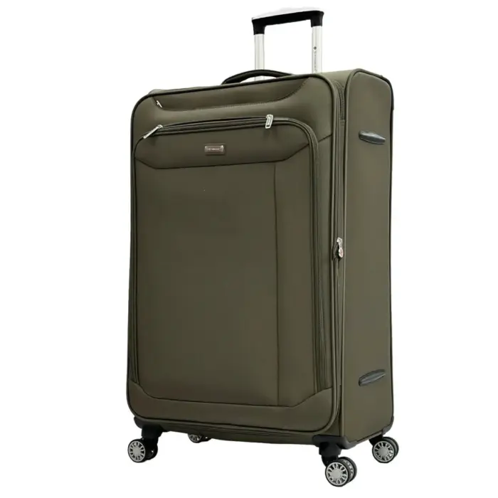 Soft Suitcase Dual 4-Wheel Spinners Expandable Luggage - Image 3