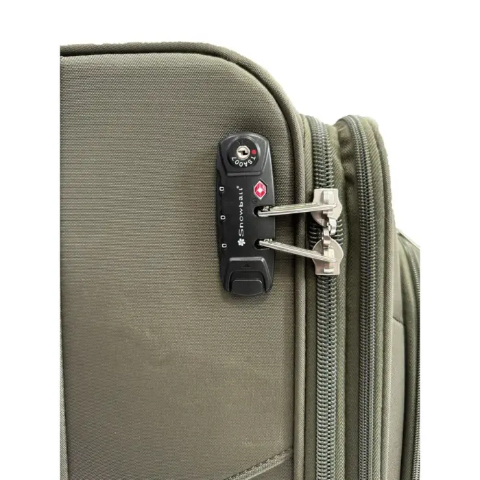 Soft Suitcase Dual 4-Wheel Spinners Expandable Luggage - Image 4