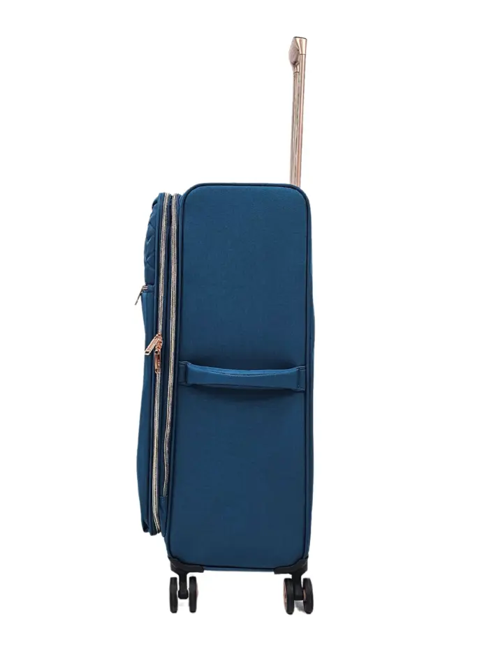 Suitcase Travel Bag Carry On Hand Cabin Check in Soft Case Luggage Trolley Set - Image 33