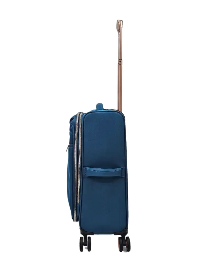 Suitcase Travel Bag Carry On Hand Cabin Check in Soft Case Luggage Trolley Set - Image 17