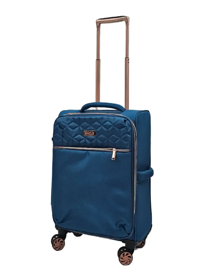 Suitcase Travel Bag Carry On Hand Cabin Check in Soft Case Luggage Trolley Set - Image 15
