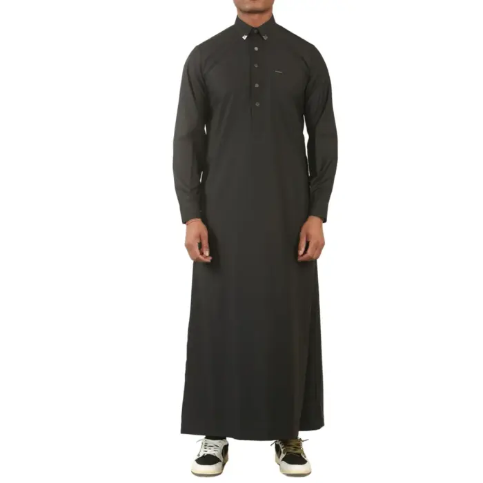 TT-004 - Men's Saudi Emirati Thobe Classic Shirt Collar - Image 1