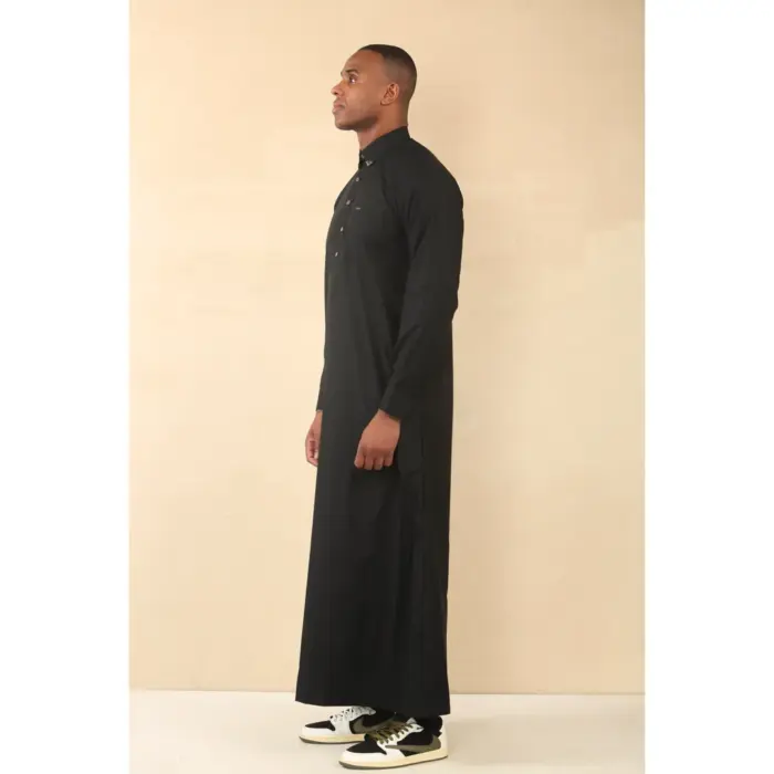 TT-004 - Men's Saudi Emirati Thobe Classic Shirt Collar - Image 4
