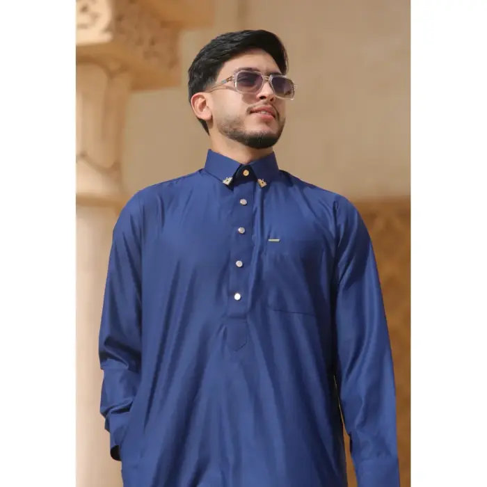 TT-004 - Men's Saudi Emirati Thobe Classic Shirt Collar - Image 20