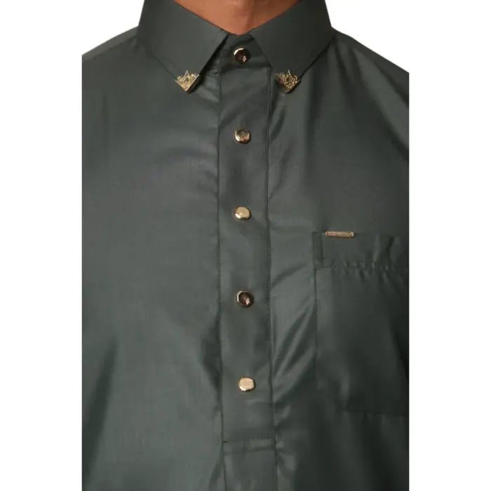 TT-004 - Men's Saudi Emirati Thobe Classic Shirt Collar - Image 11