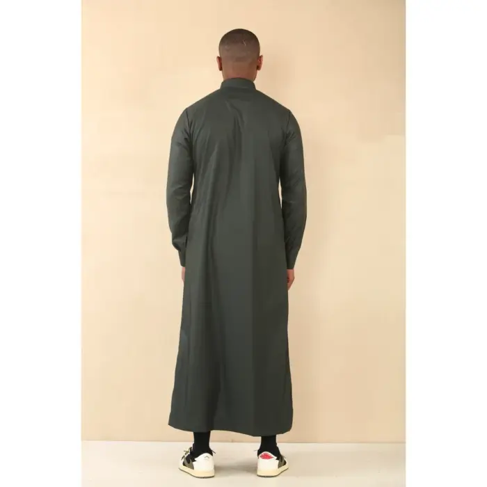 TT-004 - Men's Saudi Emirati Thobe Classic Shirt Collar - Image 14