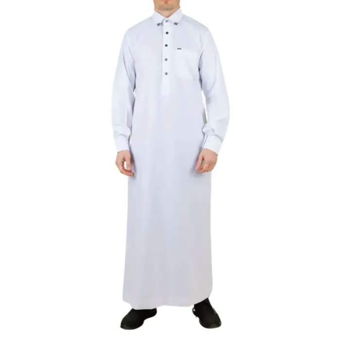 TT-004 - Men's Saudi Emirati Thobe Classic Shirt Collar - Image 22