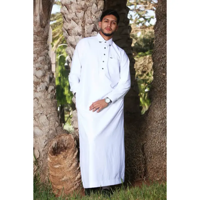 TT-004 - Men's Saudi Emirati Thobe Classic Shirt Collar - Image 28