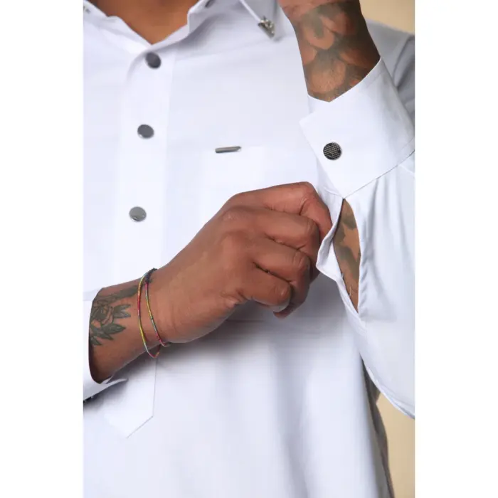 TT-004 - Men's Saudi Emirati Thobe Classic Shirt Collar - Image 25