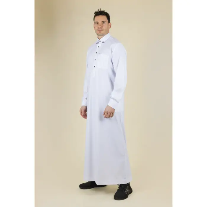 TT-004 - Men's Saudi Emirati Thobe Classic Shirt Collar - Image 24
