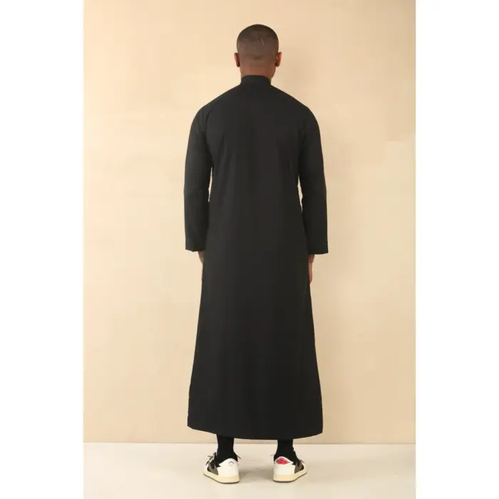 TT-005 - Men's Saudi Emirati Thobe Arab Nehru High Collar - Image 7