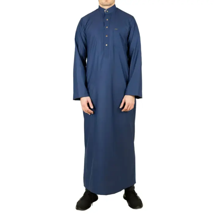 TT-005 - Men's Saudi Emirati Thobe Arab Nehru High Collar - Image 15