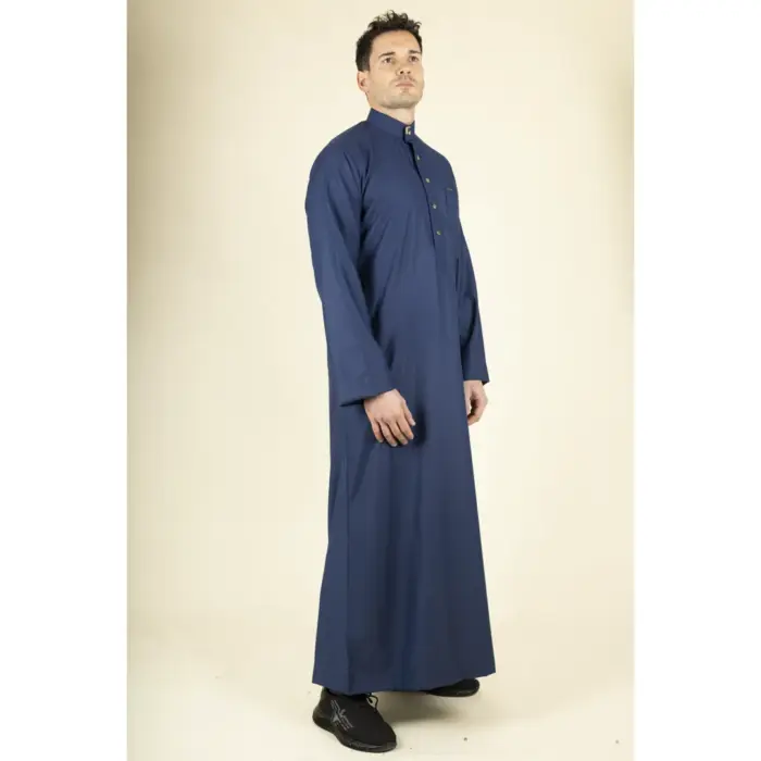 TT-005 - Men's Saudi Emirati Thobe Arab Nehru High Collar - Image 17