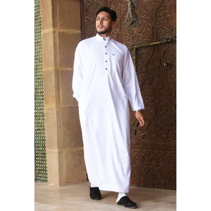 TT-005 - Men's Saudi Emirati Thobe Arab Nehru High Collar - Image 28