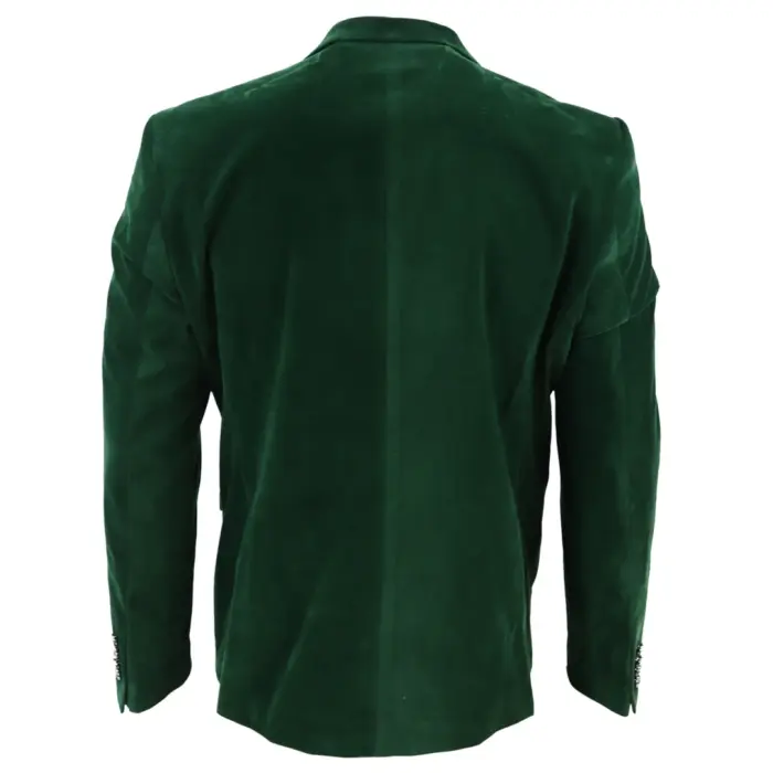 Mens Soft Velvet 1 Button Dinner Jacket Tuxedo Blazer Smart Casual Tailored Fit - Image 10