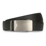 Mens Leather Belt Ratchet Trouser Jeans Dress 35MM Trim to Fit Any Size - Image 4