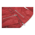 Womens Vintage Slim Fitted Soft Real Leather Ladies Biker Jacket - Image 31