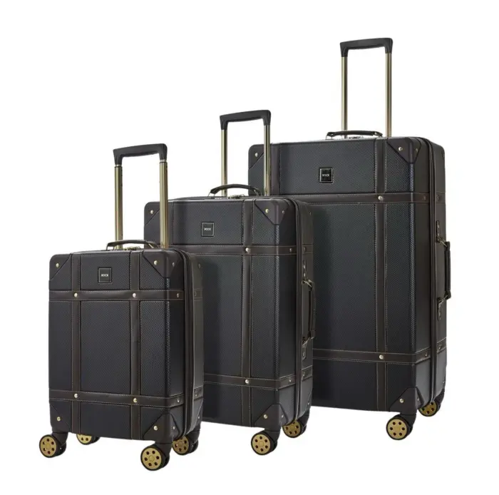 Luggage Suitcase Travel Bag Carry On Hand Cabin Check in Hard-Shell 4 Spinner Wheels Trolley Set | Vintage - Image 246