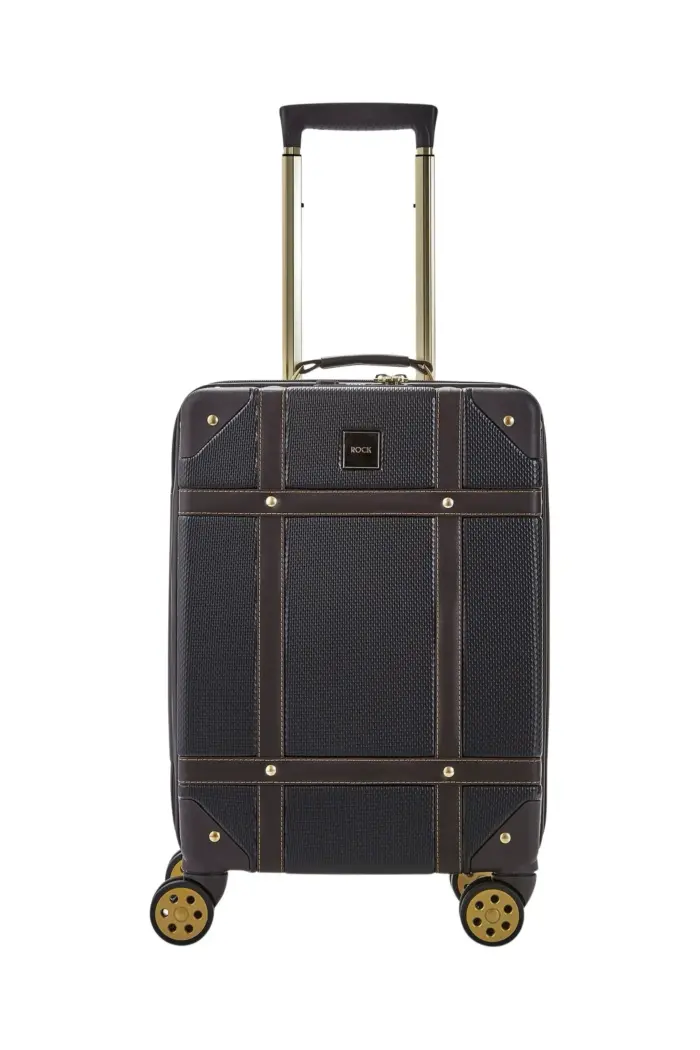 Luggage Suitcase Travel Bag Carry On Hand Cabin Check in Hard-Shell 4 Spinner Wheels Trolley Set | Vintage - Image 1