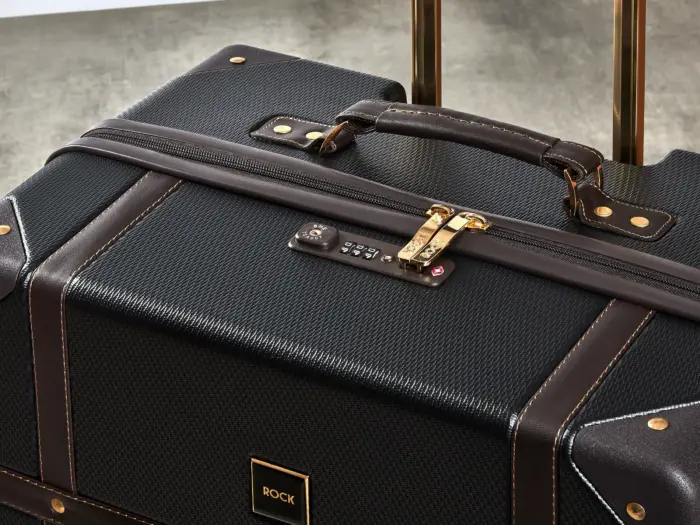 Luggage Suitcase Travel Bag Carry On Hand Cabin Check in Hard-Shell 4 Spinner Wheels Trolley Set | Vintage - Image 5