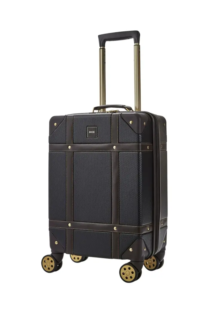 Luggage Suitcase Travel Bag Carry On Hand Cabin Check in Hard-Shell 4 Spinner Wheels Trolley Set | Vintage - Image 4