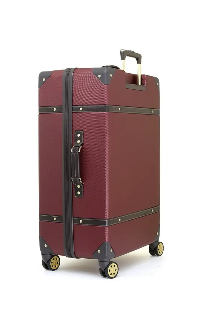 Luggage Suitcase Travel Bag Carry On Hand Cabin Check in Hard-Shell 4 Spinner Wheels Trolley Set | Vintage - Image 184