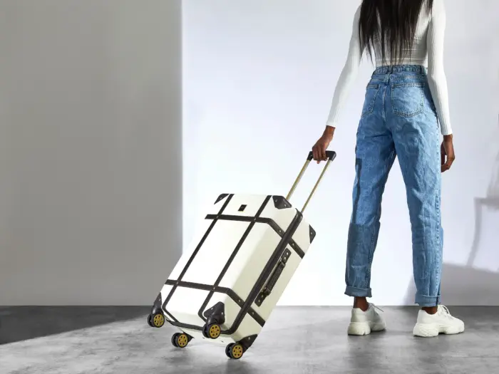 Luggage Suitcase Travel Bag Carry On Hand Cabin Check in Hard-Shell 4 Spinner Wheels Trolley Set | Vintage - Image 110