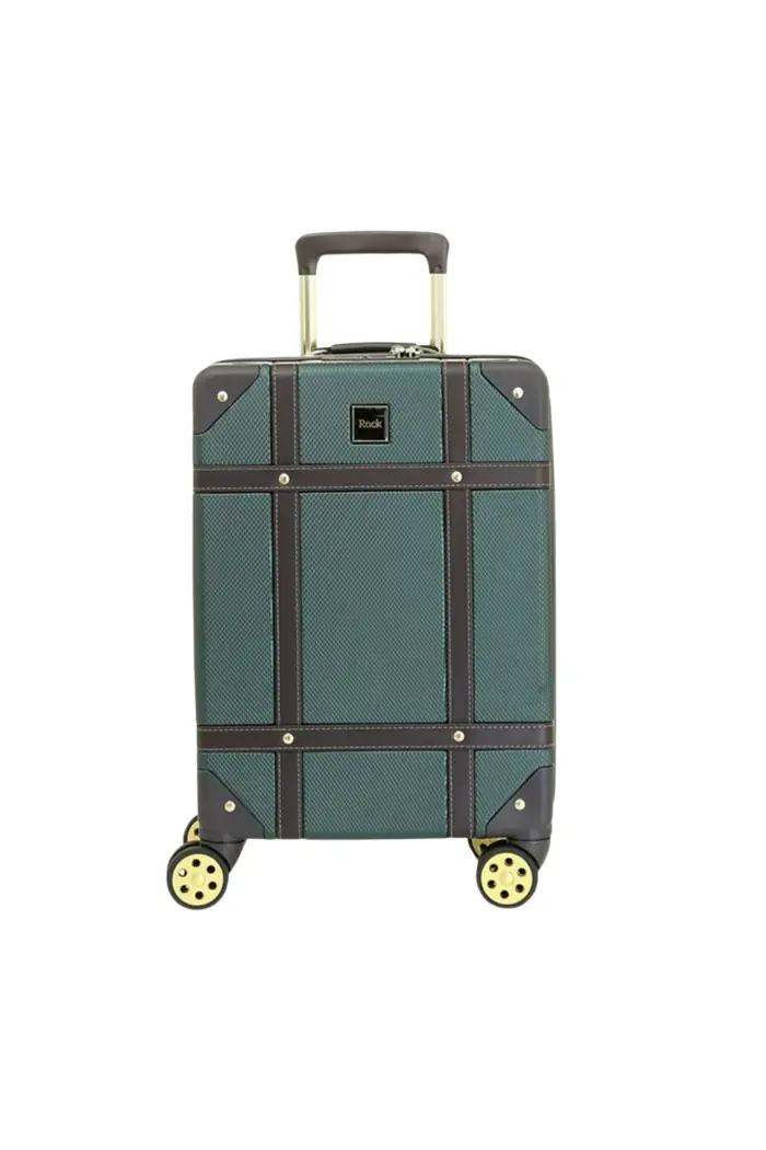 Luggage Suitcase Travel Bag Carry On Hand Cabin Check in Hard-Shell 4 Spinner Wheels Trolley Set | Vintage - Image 34