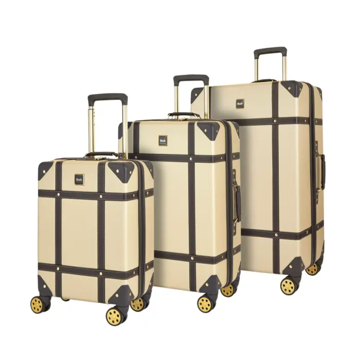 Luggage Suitcase Travel Bag Carry On Hand Cabin Check in Hard-Shell 4 Spinner Wheels Trolley Set | Vintage - Image 251