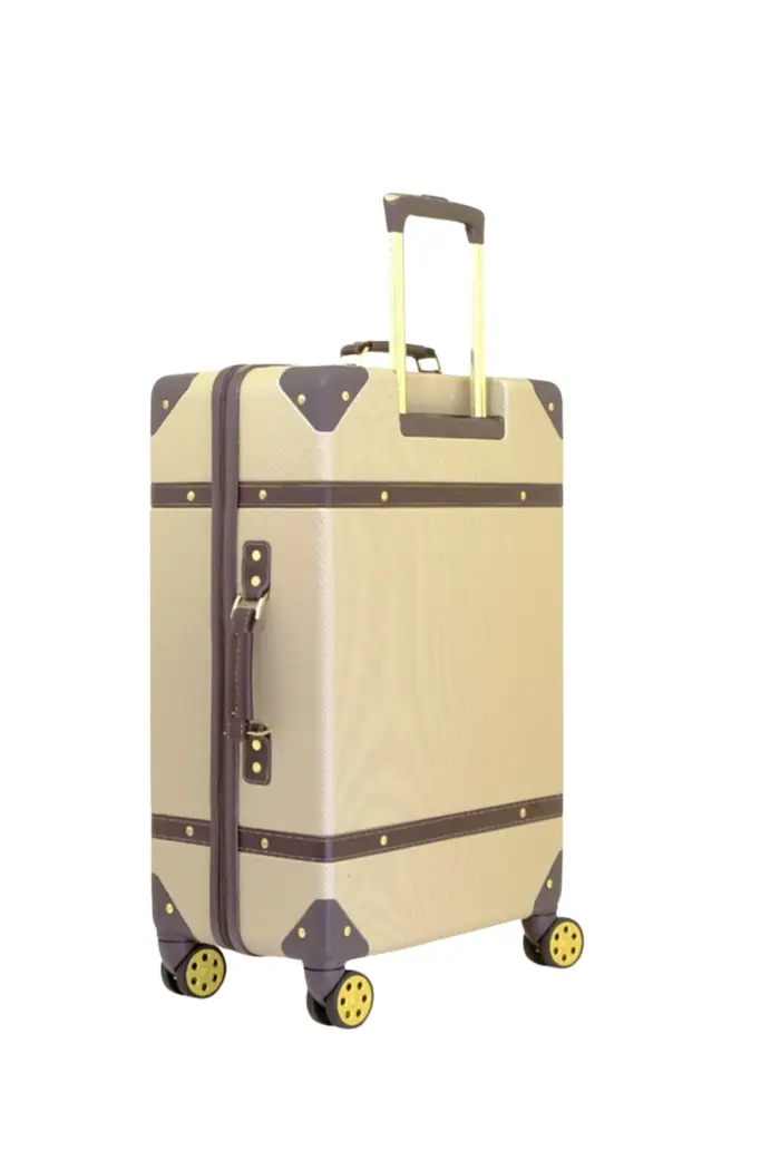 Luggage Suitcase Travel Bag Carry On Hand Cabin Check in Hard-Shell 4 Spinner Wheels Trolley Set | Vintage - Image 130