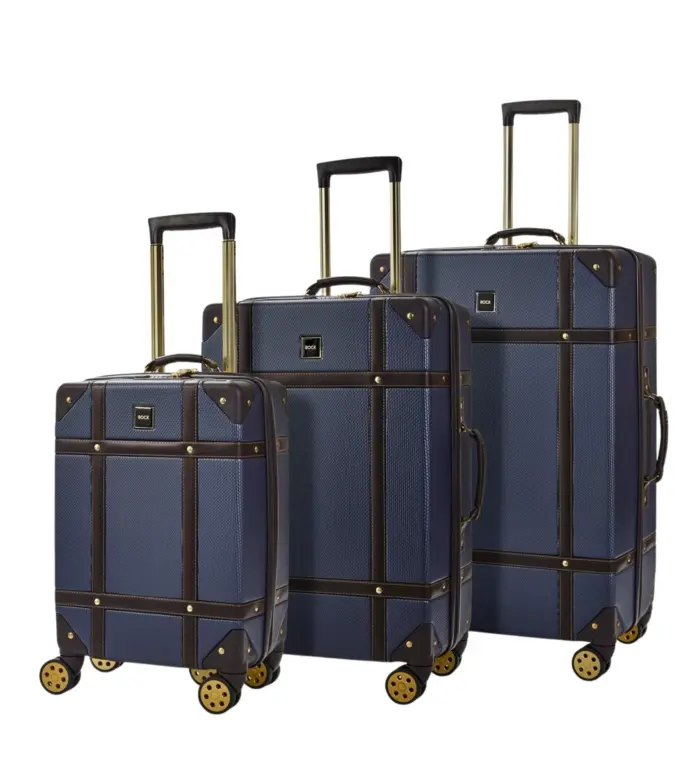 Luggage Suitcase Travel Bag Carry On Hand Cabin Check in Hard-Shell 4 Spinner Wheels Trolley Set | Vintage - Image 253