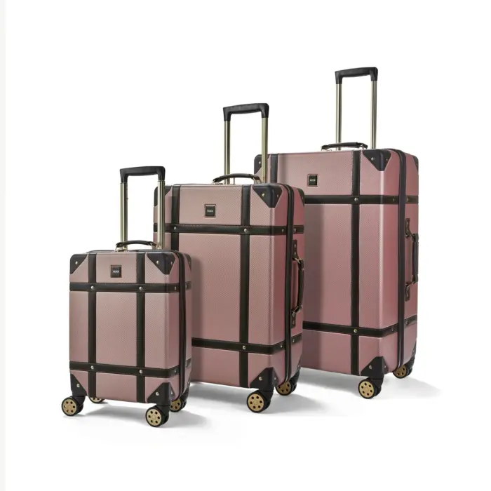 Luggage Suitcase Travel Bag Carry On Hand Cabin Check in Hard-Shell 4 Spinner Wheels Trolley Set | Vintage - Image 254